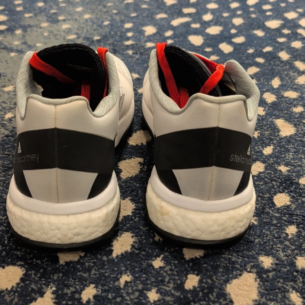 Adidas by Stella McCartney White and Black Athletic Shoes - Picture 5 of 8